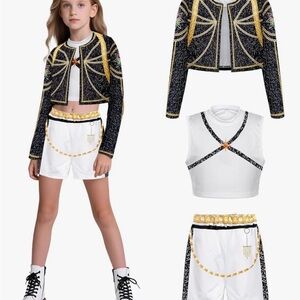 Girls Rumi Kpop Costume with Wig